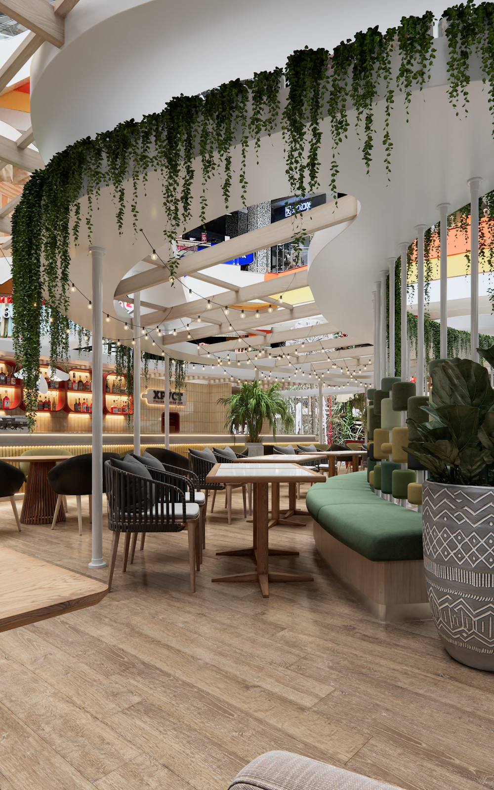 Дизайн интерьера кафе