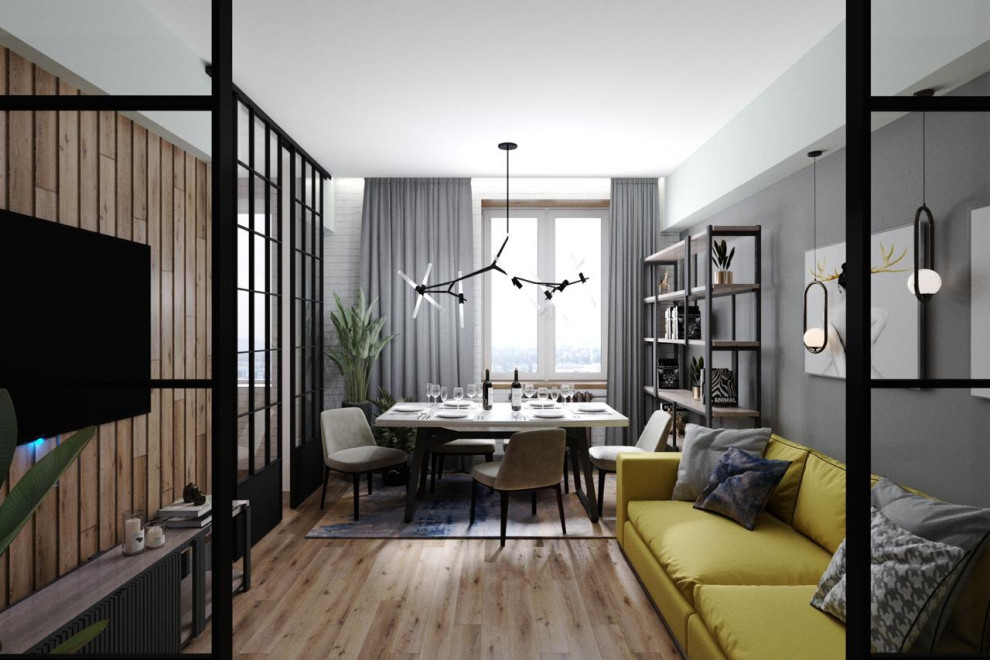 Интерьер квартиры в стиле лофт