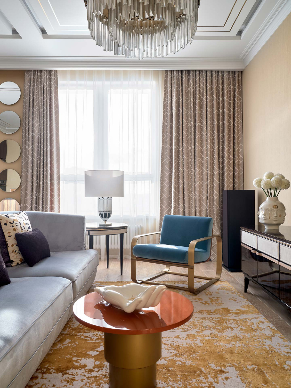 Дизайнерский ремонт квартиры в ЖК "Сердце Столицы"