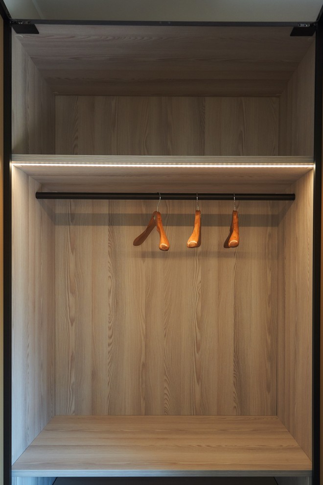 Зеркальный распашной шкаф с RPS системой raumplus