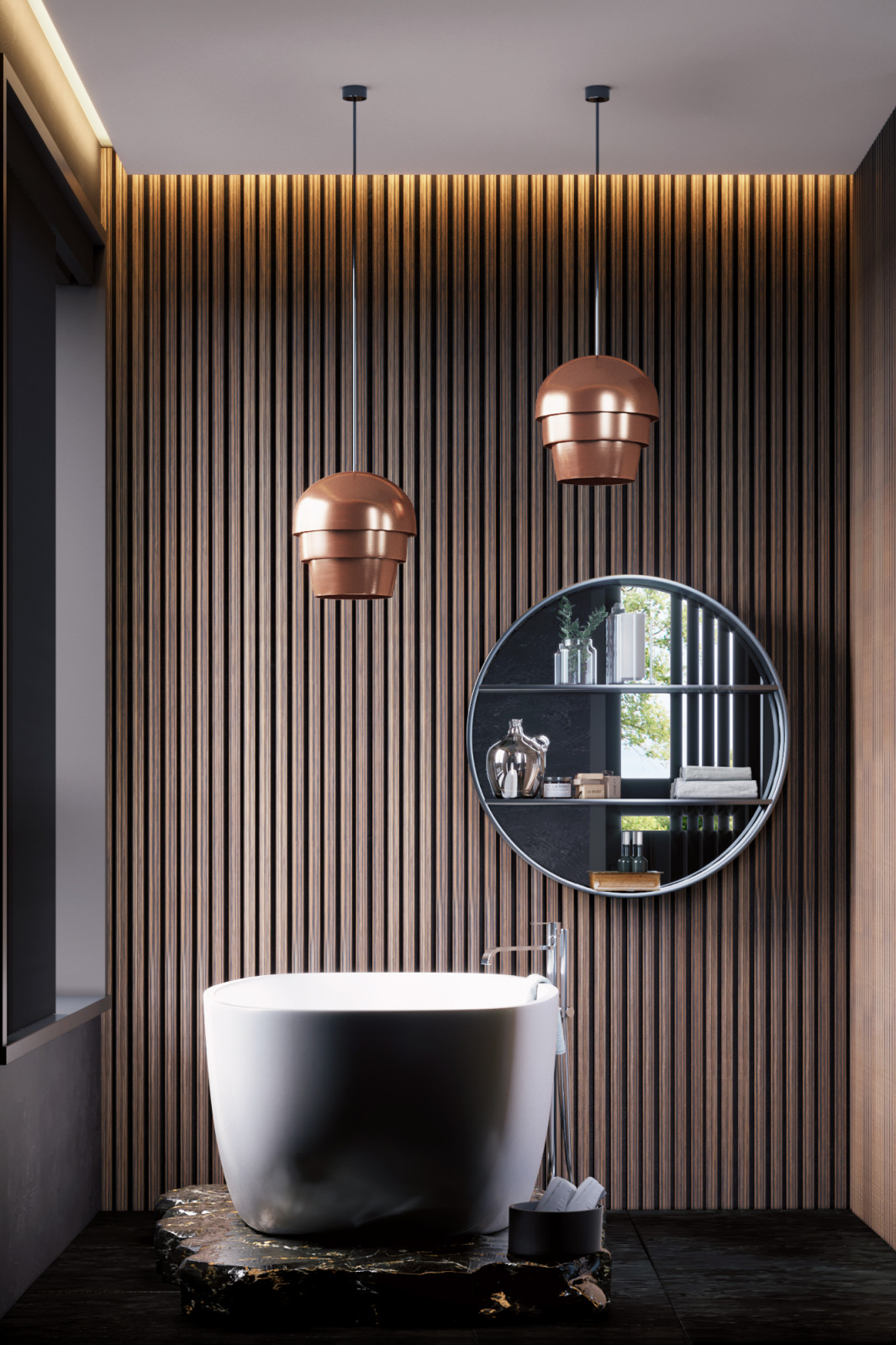 Интерьер дома возле леса