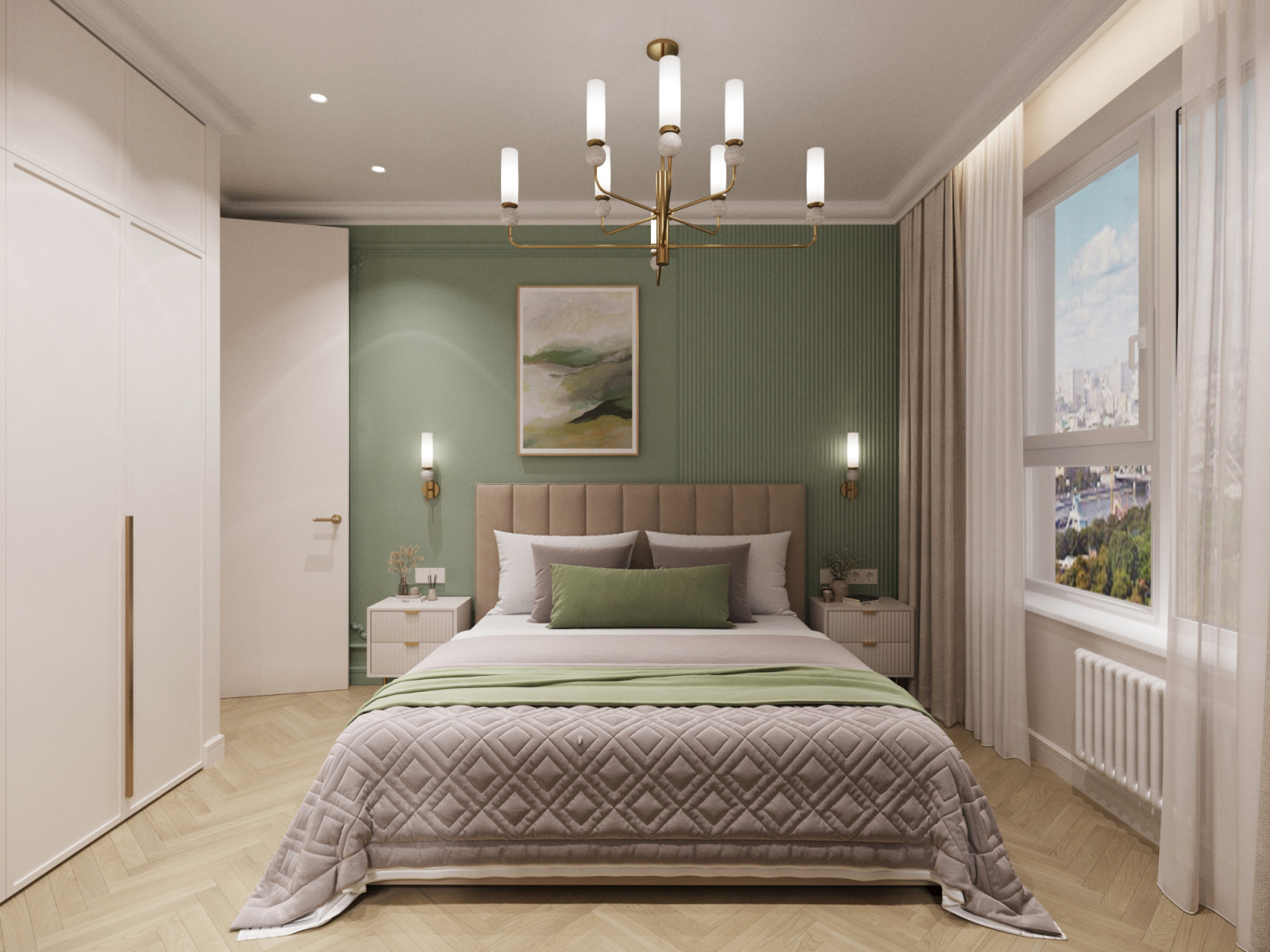 Дизайн-проект евротрехкомнатной квартиры 57 м2