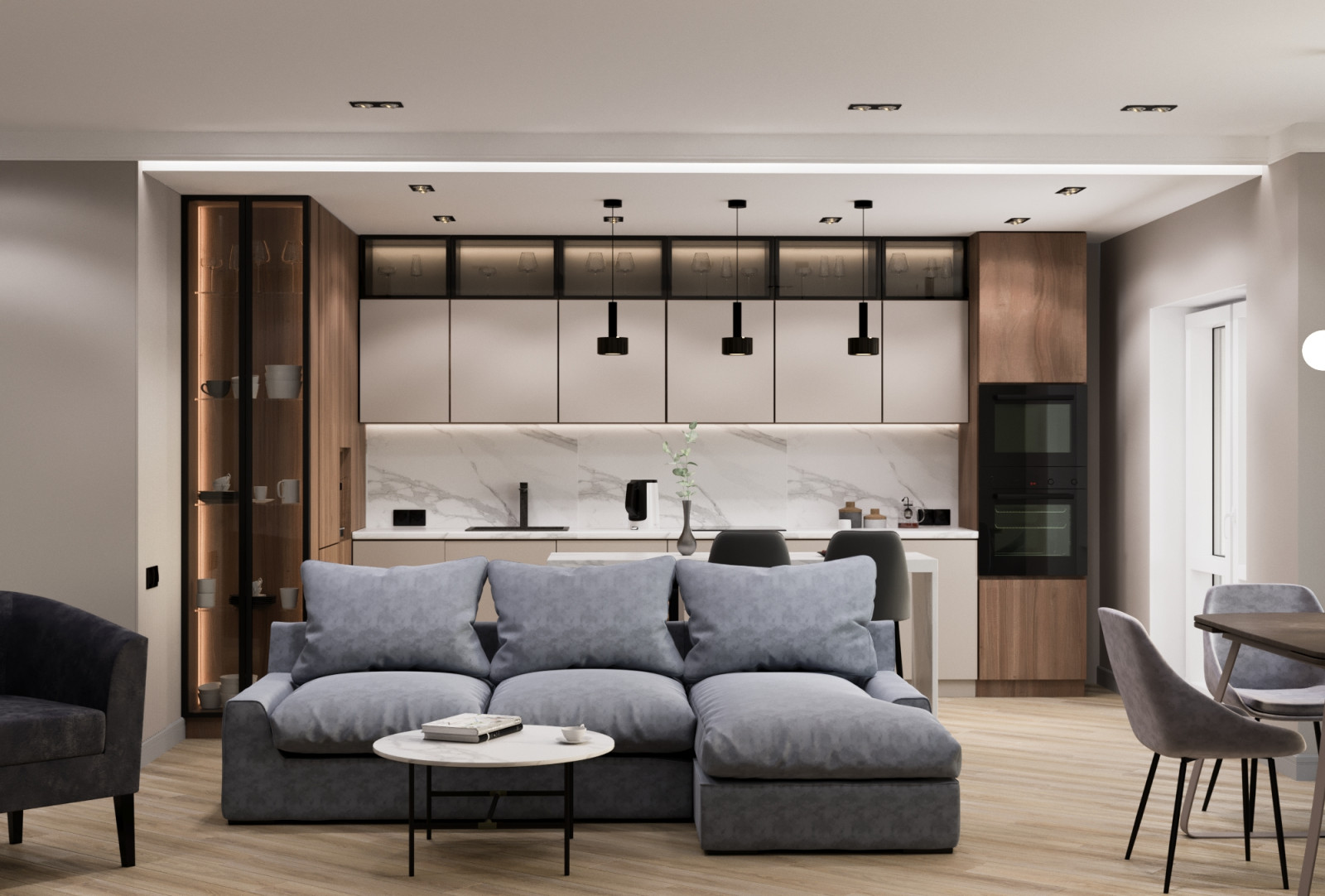 Кухня-гостиная