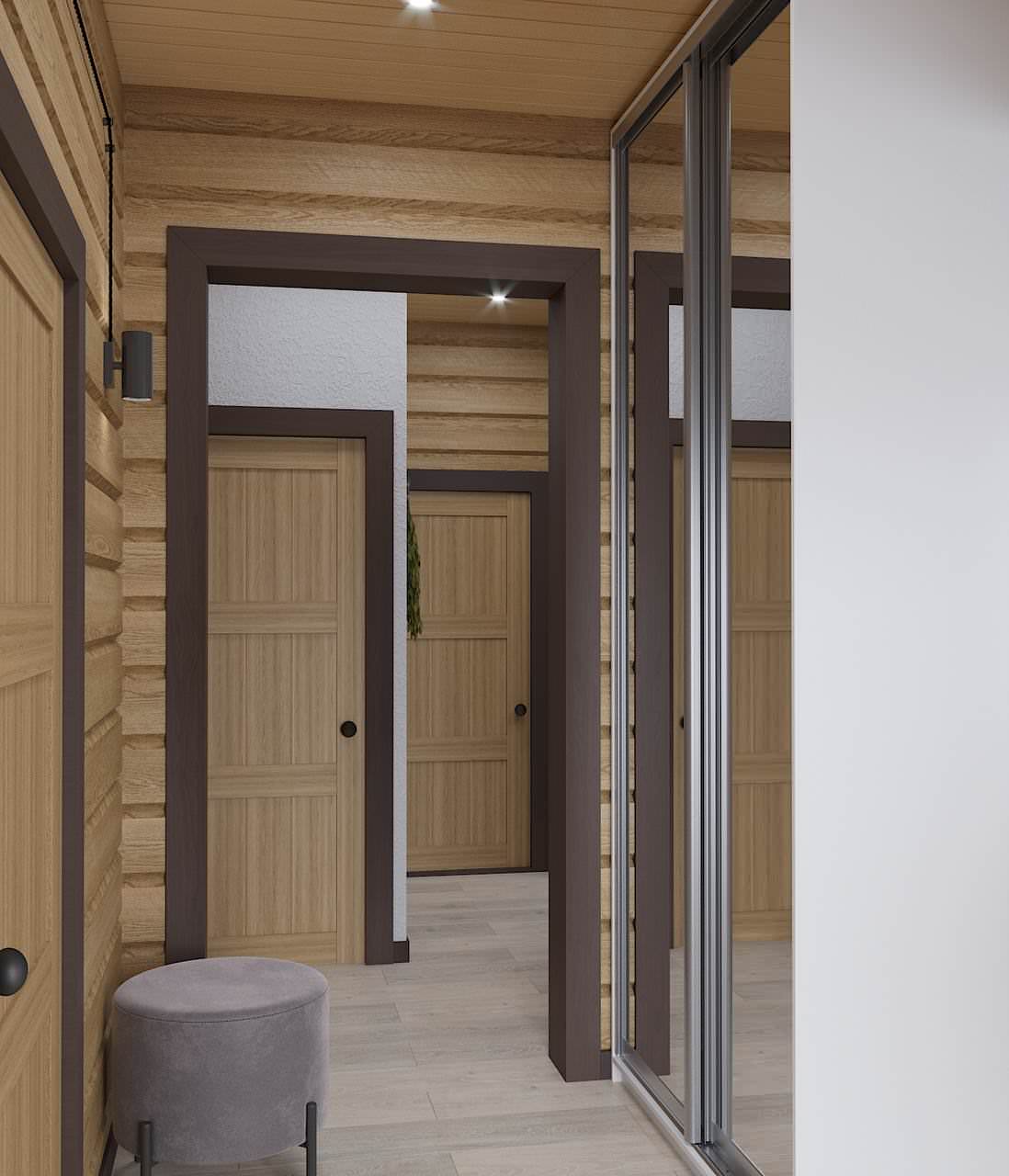 Дизайн проект дома бани