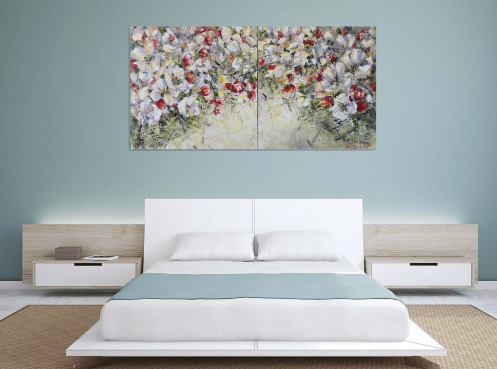 Обложка проекта: Спальня - Дизайн интерьера - Картины художницы Дианы Маливани (3)