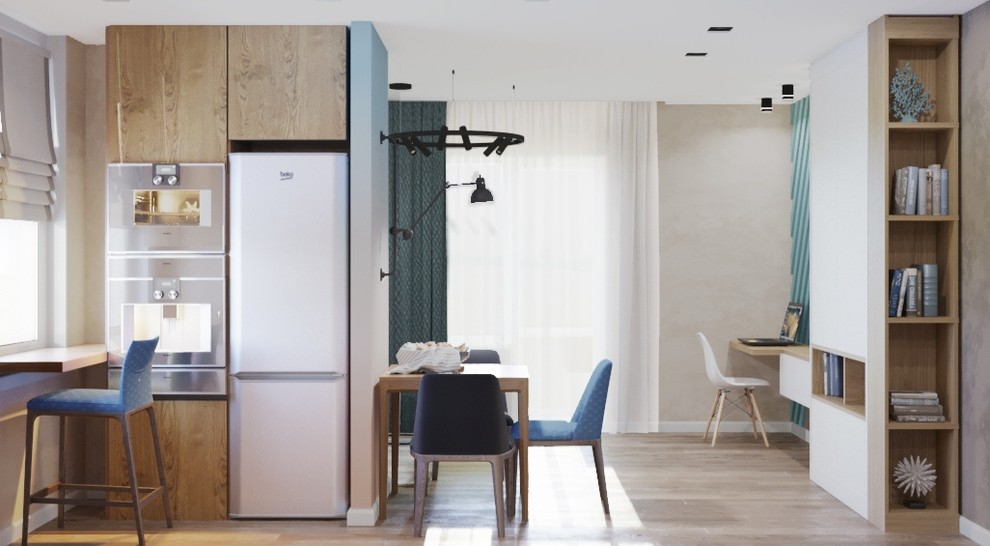 Дизайн проект 2к кв 55 м2 в ЖК Дыхание