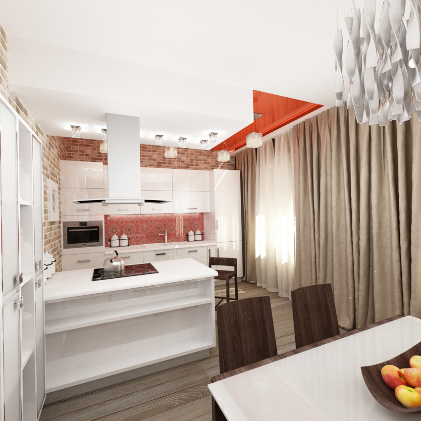 Интерьеры городской квартиры "Принт-модерн"