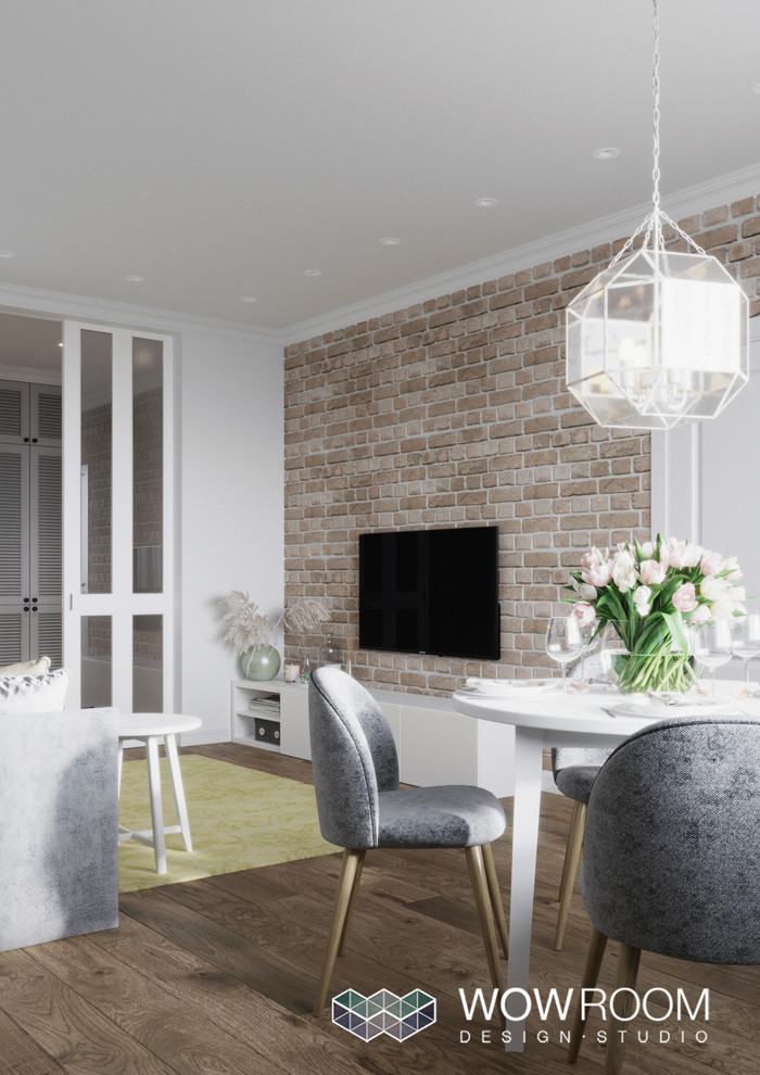 Трехкомнатная квартира в скандинавском стиле