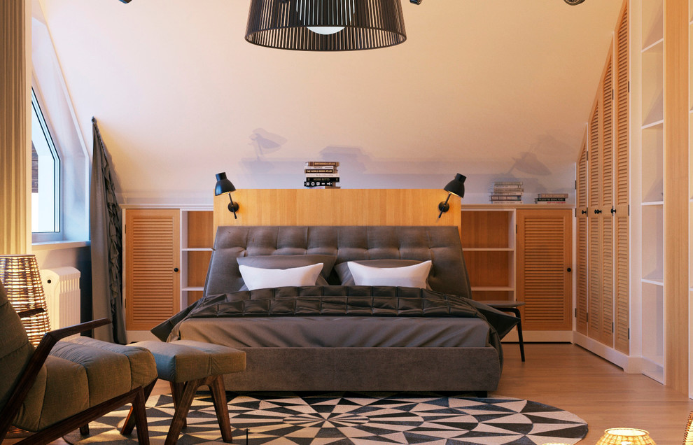 Обложка проекта: Интерьер спальни в доме