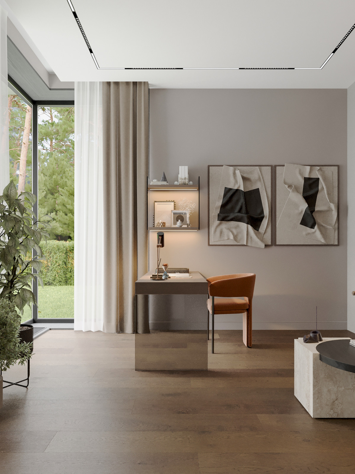 Обложка проекта: Загородный Дом Кабинет