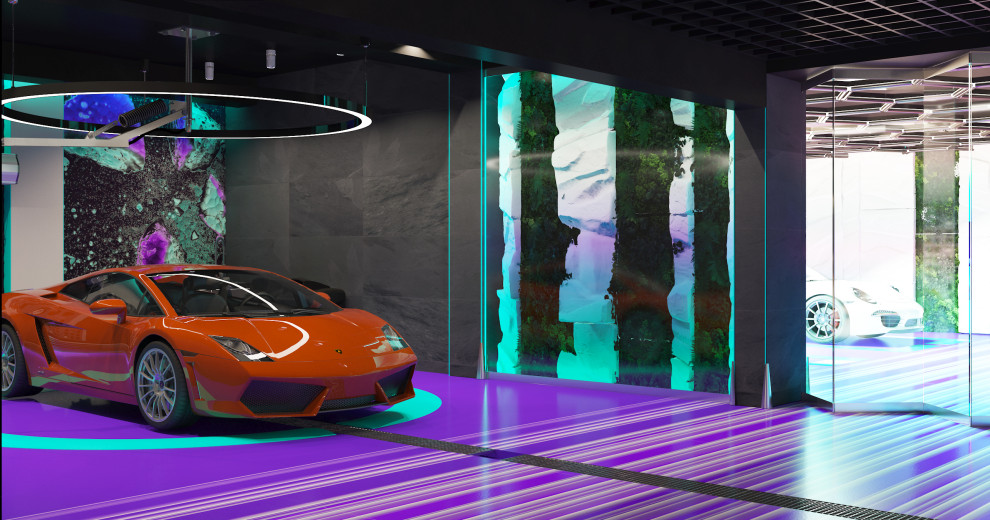 Дизайн проект авторского интерьера  Детейлинг Центра