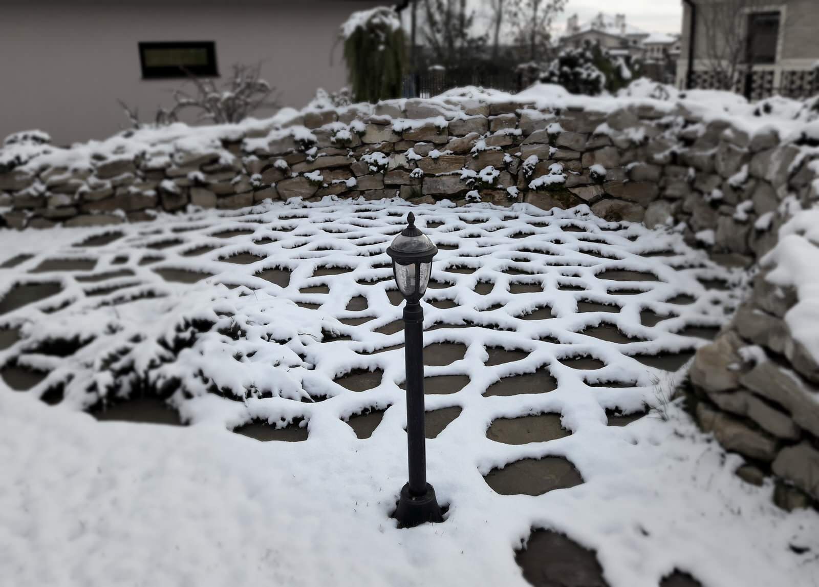 Первый снег .