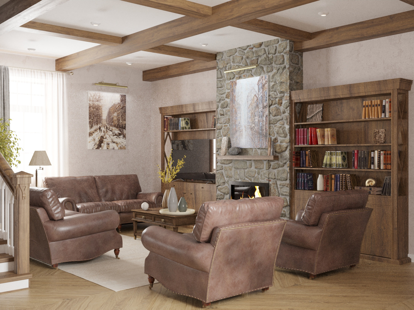 Дизайн частного дома в стиле шале