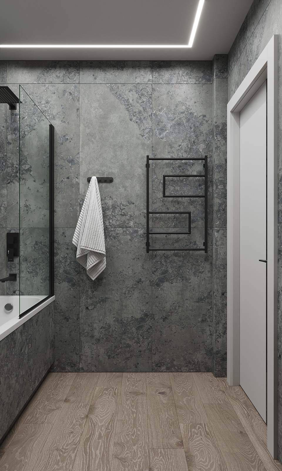 Трехкомнатная квартира с видом на лес