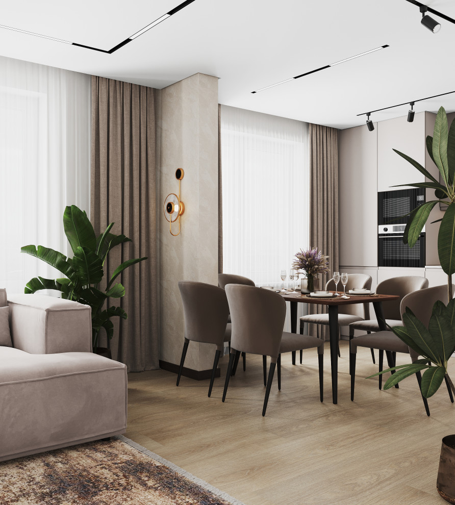 Дизайн квартиры в ЖК "Дома цвета кофе"