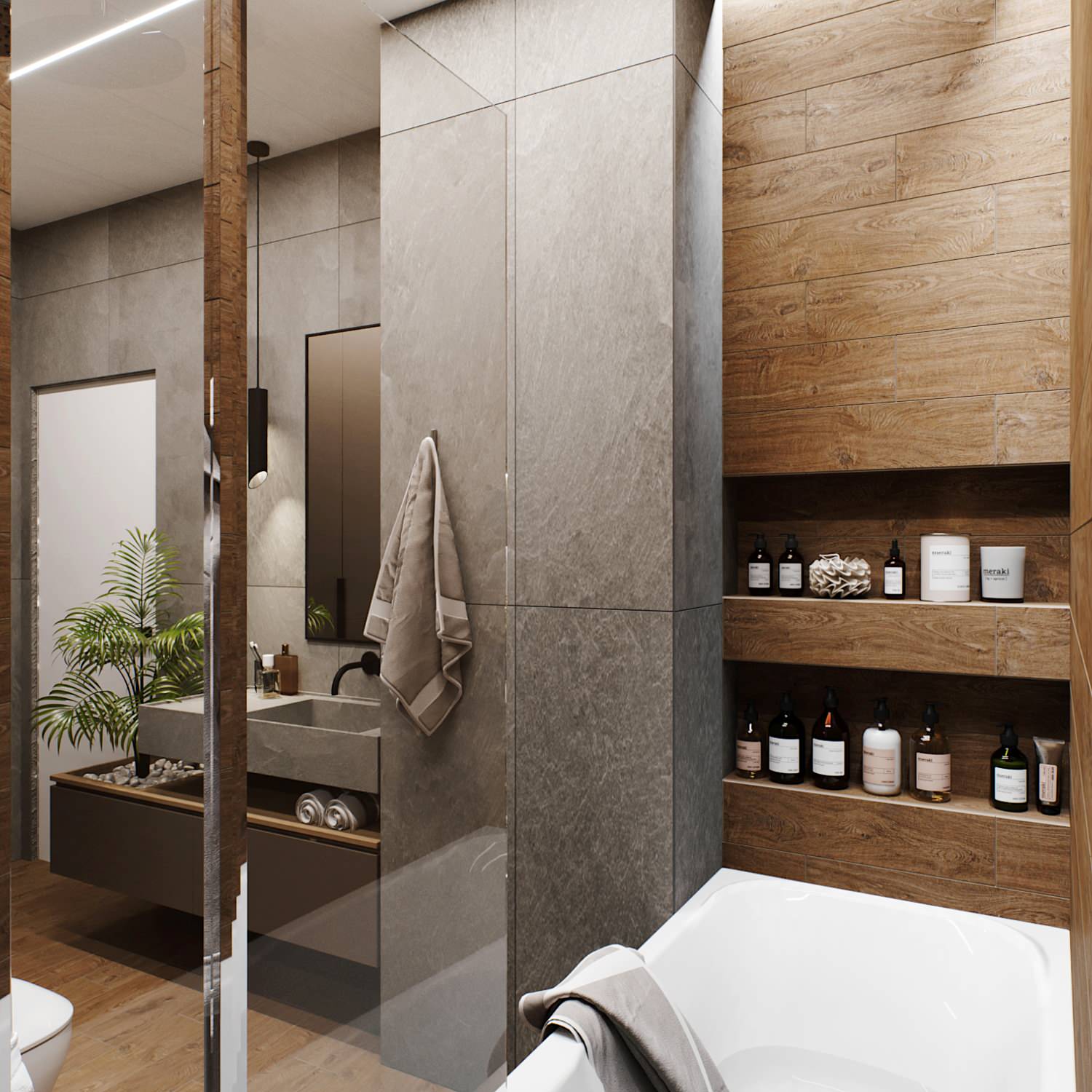 Проект квартиры 63,7кв.м. для молодой семьи