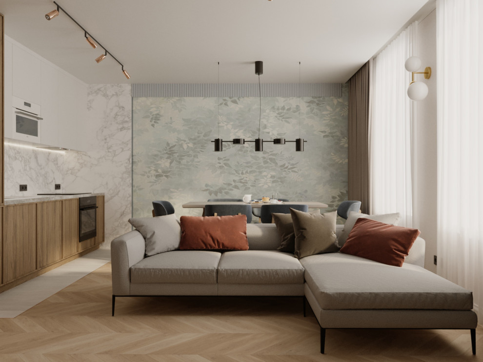 Кухня-Гостиная в жк привелегия