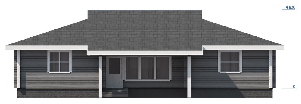 Дом из профилированного бруса "Реутов"