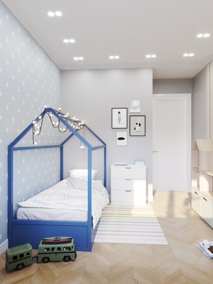 Интерьер детской ЖК "Омега Хаус"