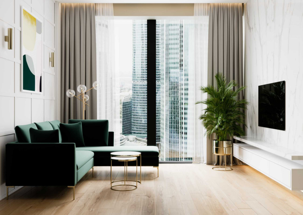 Обложка проекта: Двухкомнатные апартаменты для девушки