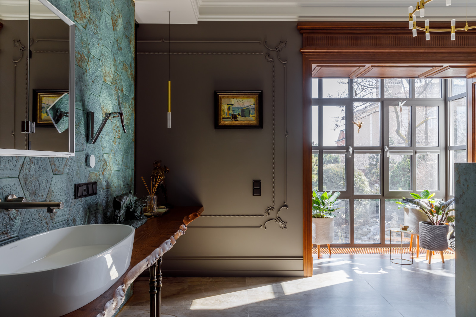 Мебель для мастер-спальни загородного дома