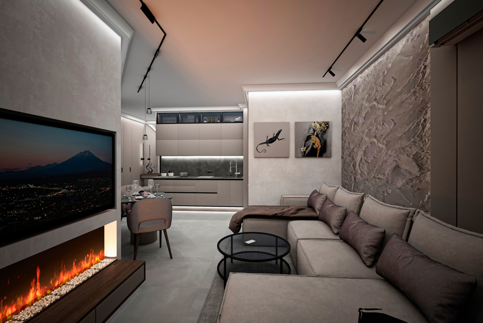 Открытое пространство в проекте "Алена"