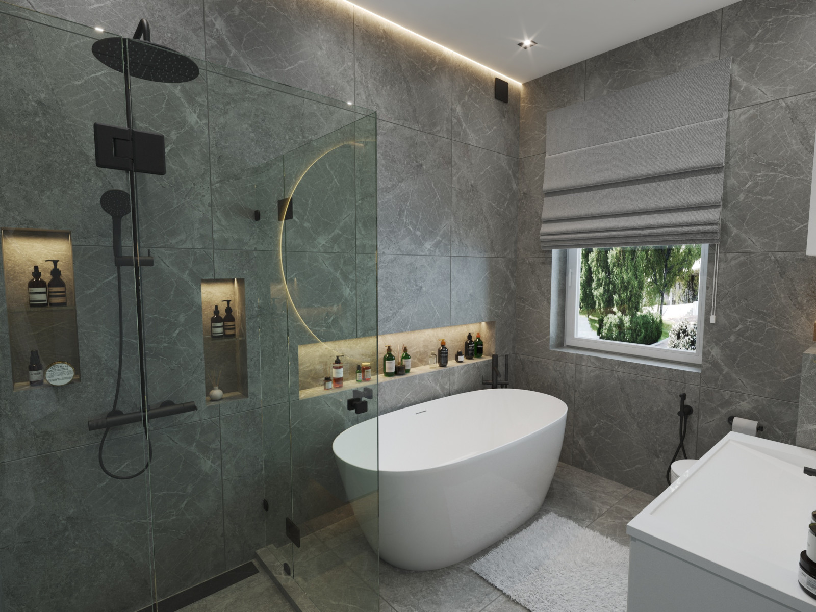 Дизайн проект ванной №4