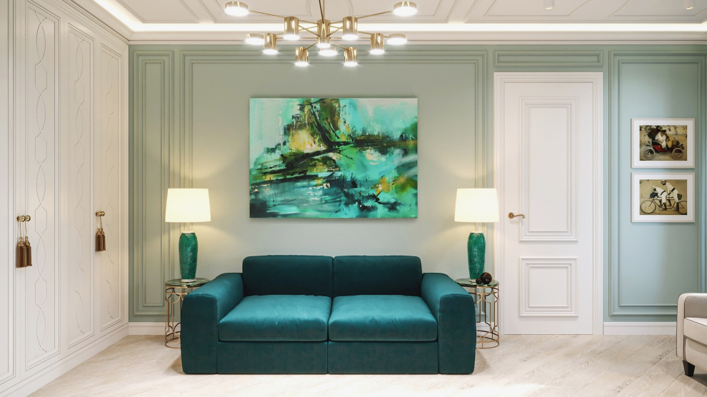 Обложка проекта: Маленькая квартира в стиле Американская классика