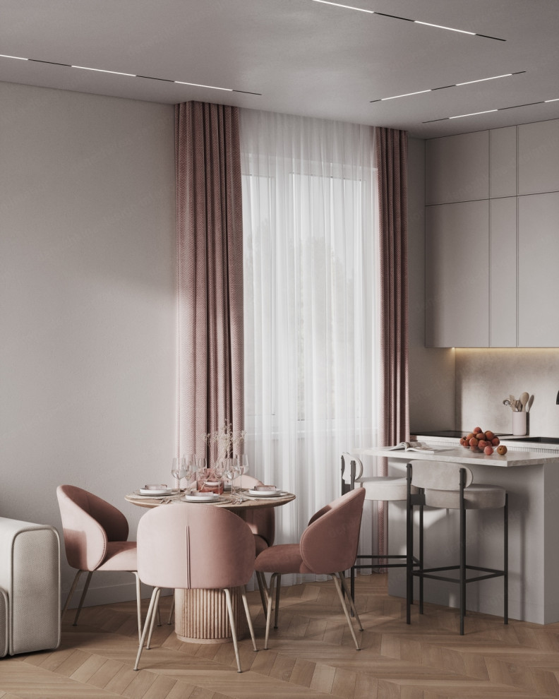 Дизайн проект 3 комнатной квартиры — ЖК Скандинавия