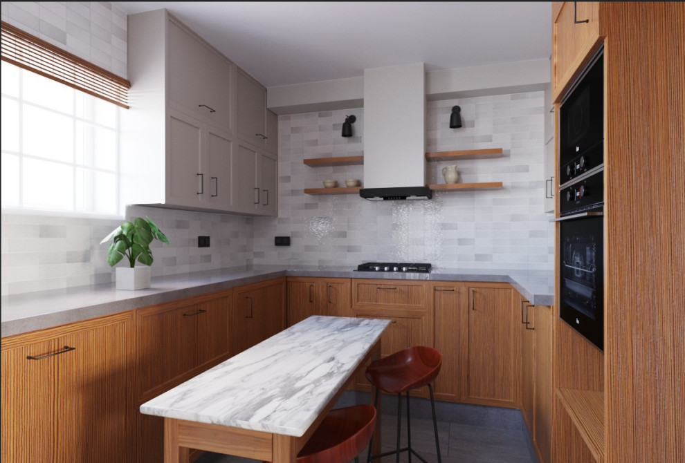 Визуализация кухни. Работа выполнена в 3dmax + Corona Render