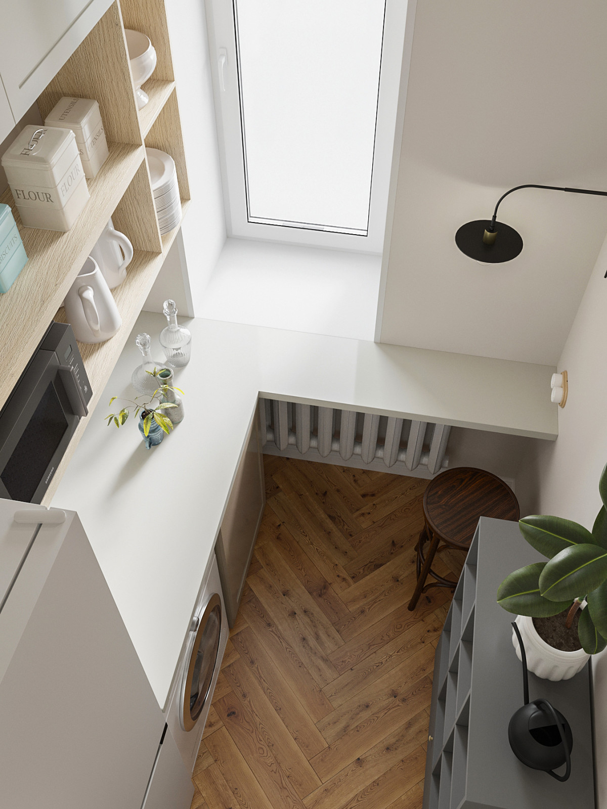 Квартира на Кутузовском проспекте с элементами ретро