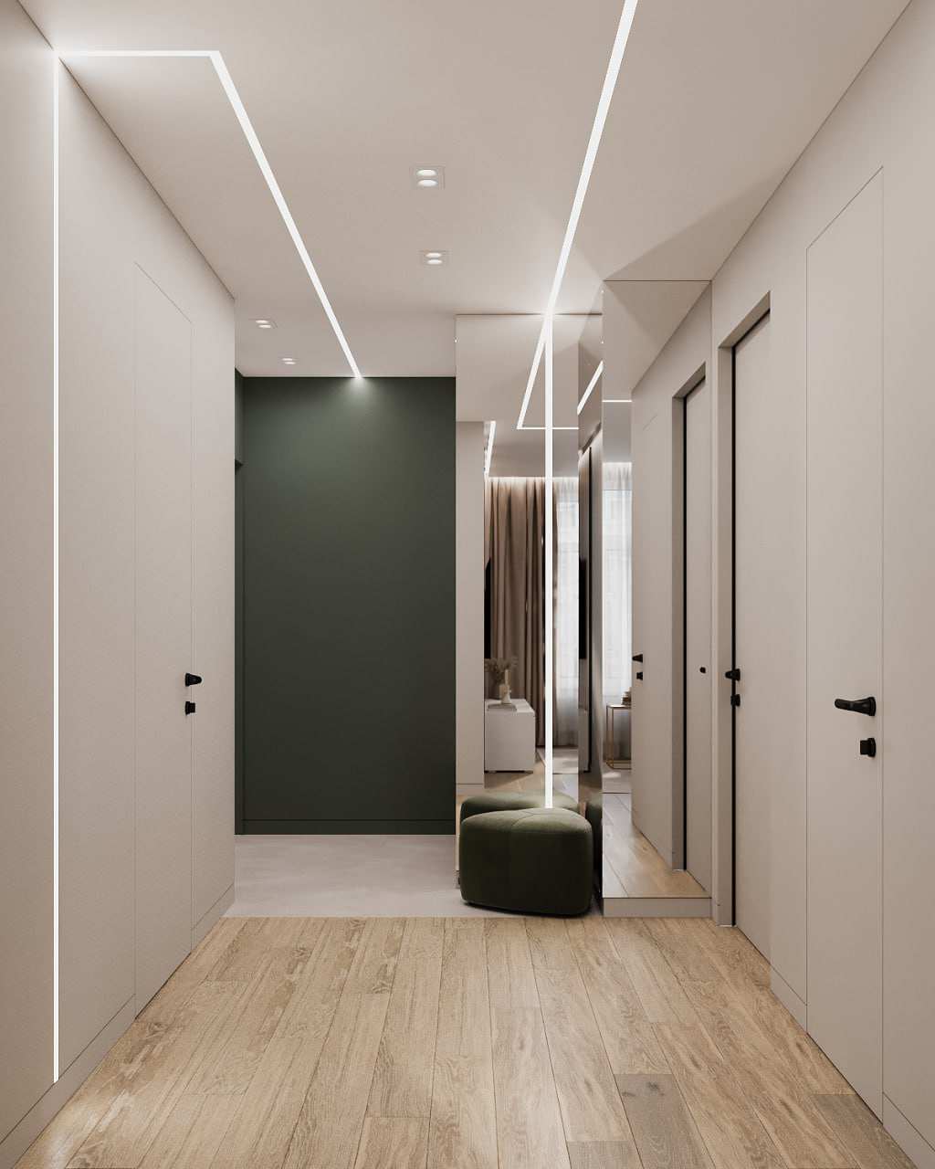 Дизайн-проект квартиры 60 кв.м в современном стиле