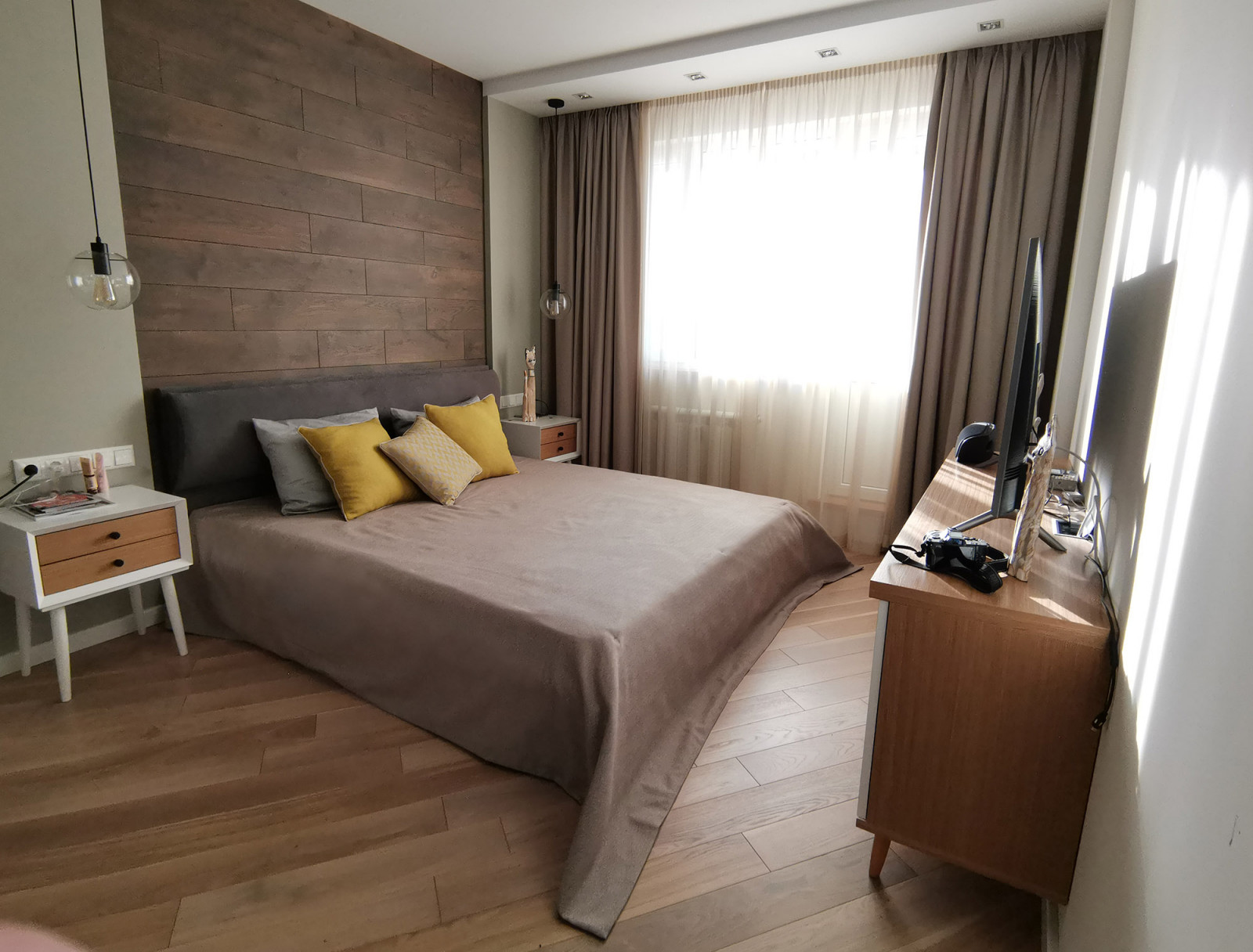 Текстильное оформление для Квартиры на Шипиловском проезде