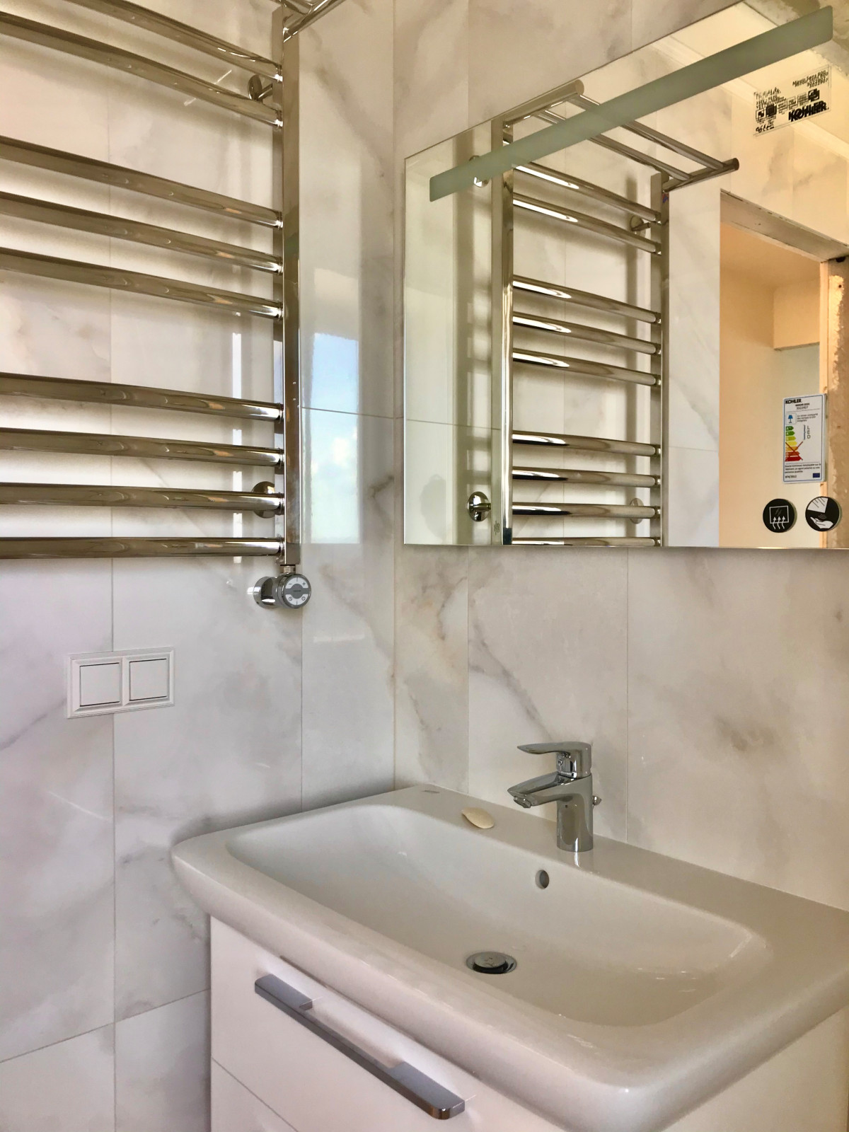 Двухкомнатная квартира в светлых тонах