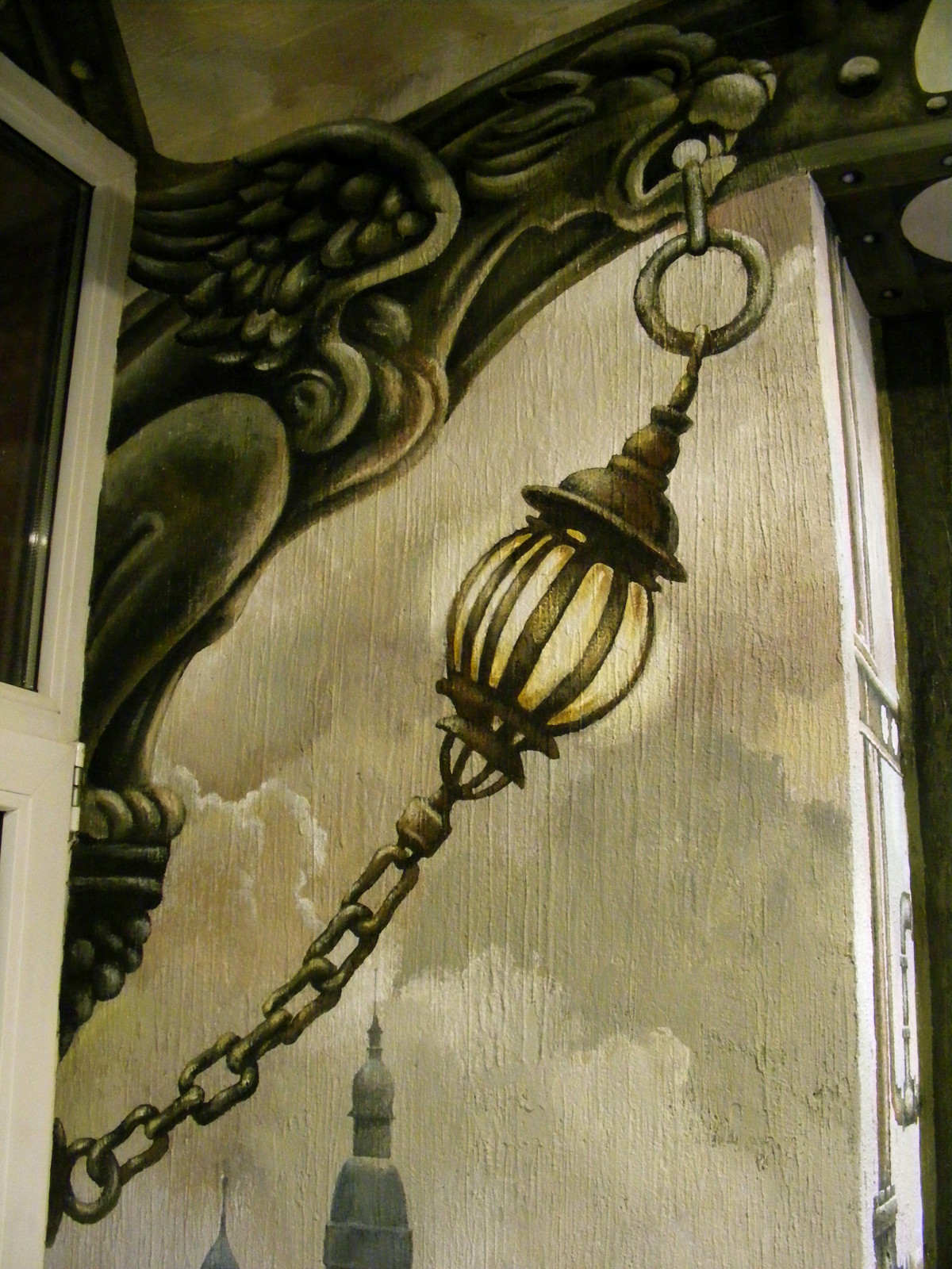 Роспись коридора