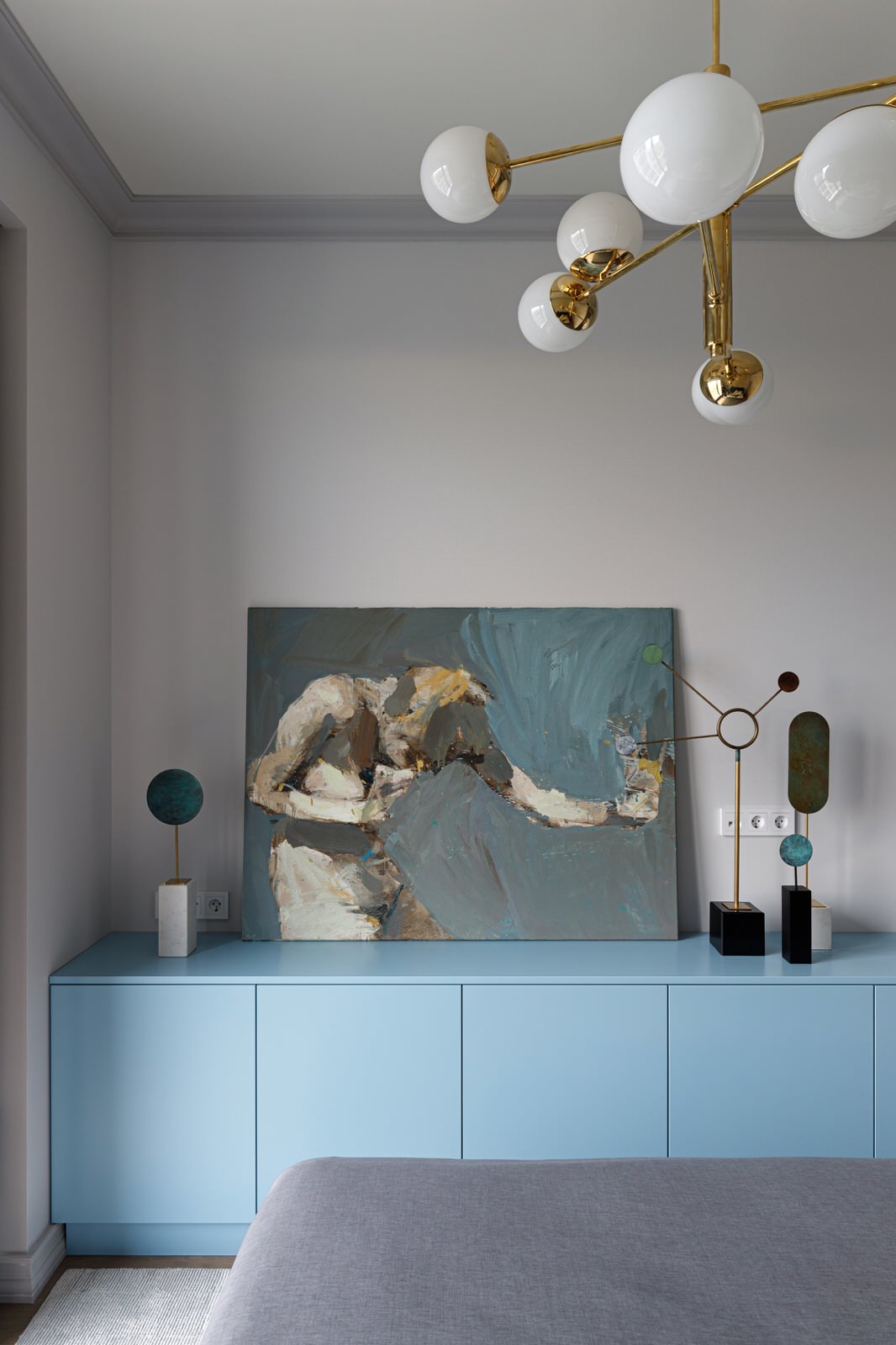 Современная классика реализованный дизайн-проект в ЖК "Прайм парк"