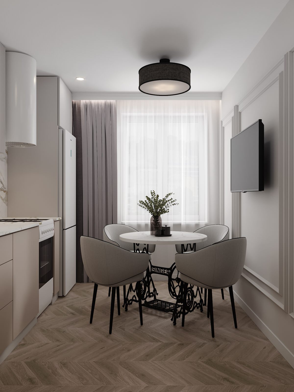 Кухня современная классика