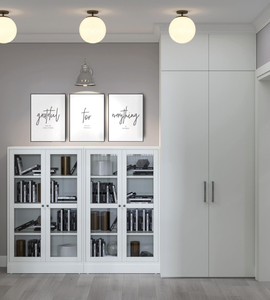 Трехкомнатная квартира в скандинавском стиле