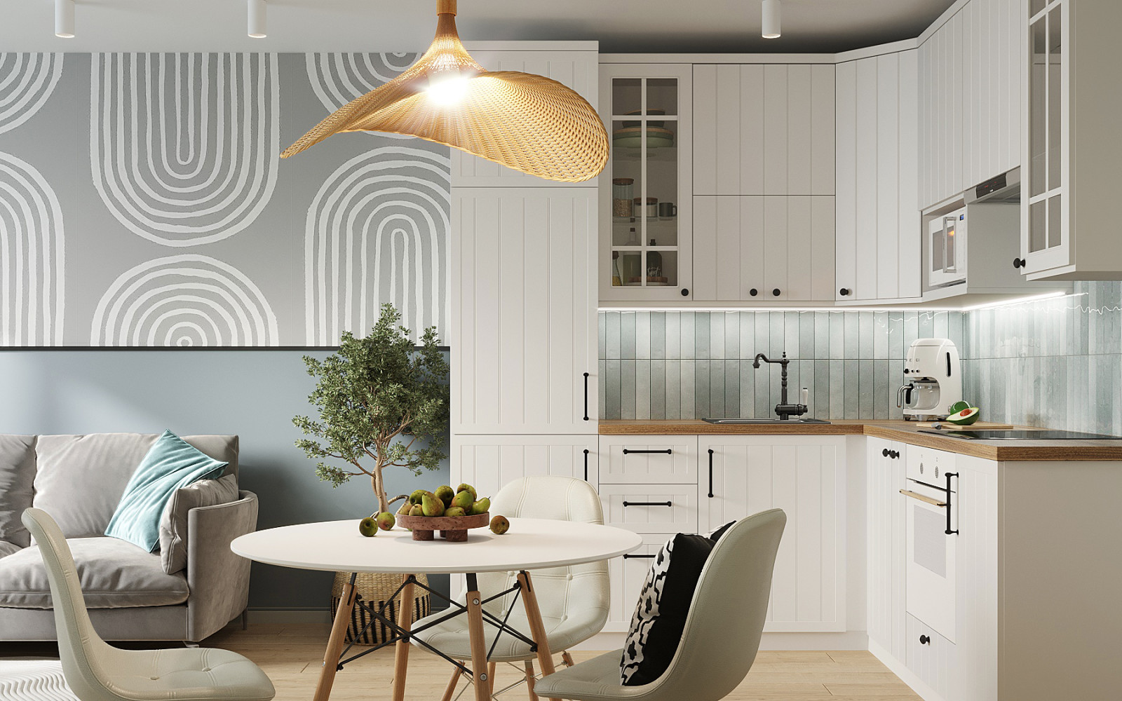 Обложка проекта: Реконструкция квартиры с существующей мебелью