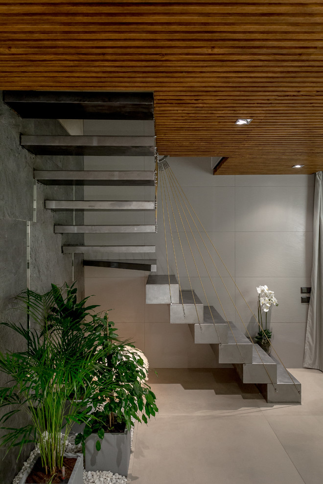 Консольная лестница  для проекта Дачный Ответ