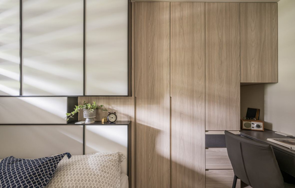 Обложка проекта: Благородные кремовые тона в современной квартире для большой семьи ЖК Береговой