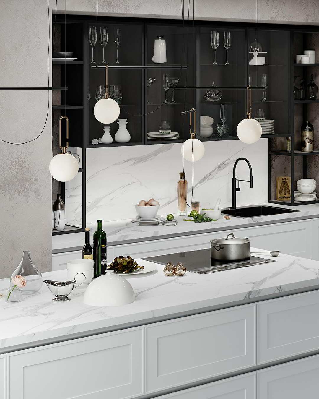 Кухня " НИКОЛЬ" - Неоклассический стиль