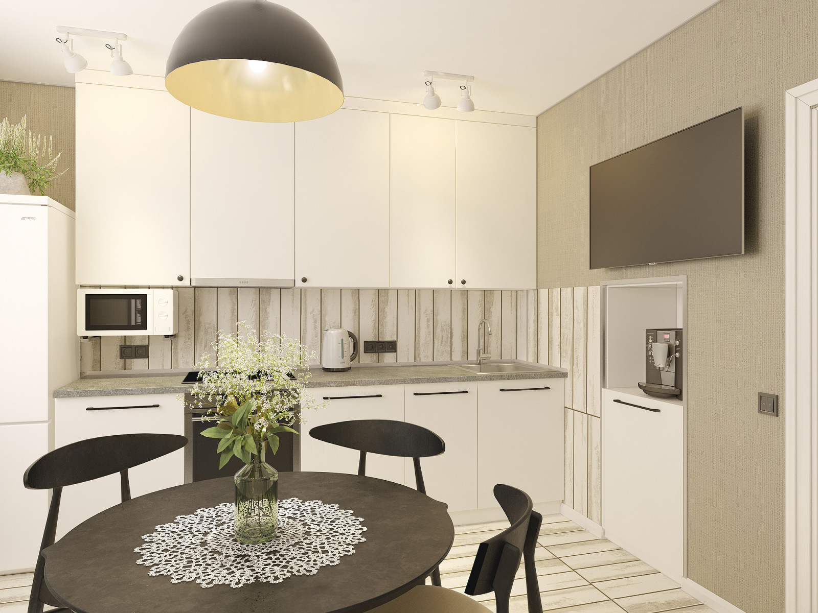 2-х комнатная квартира под аренду (в современном стиле)