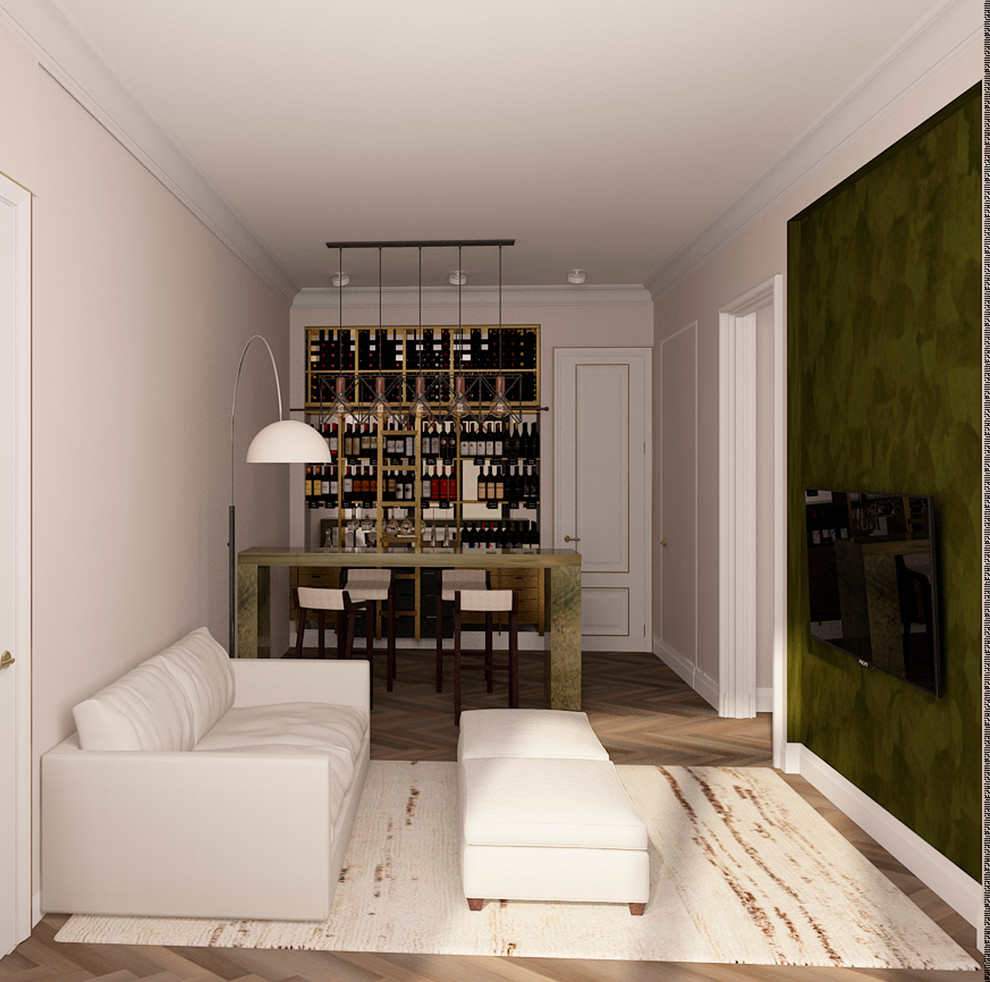 Современный "винтажный"  интерьер