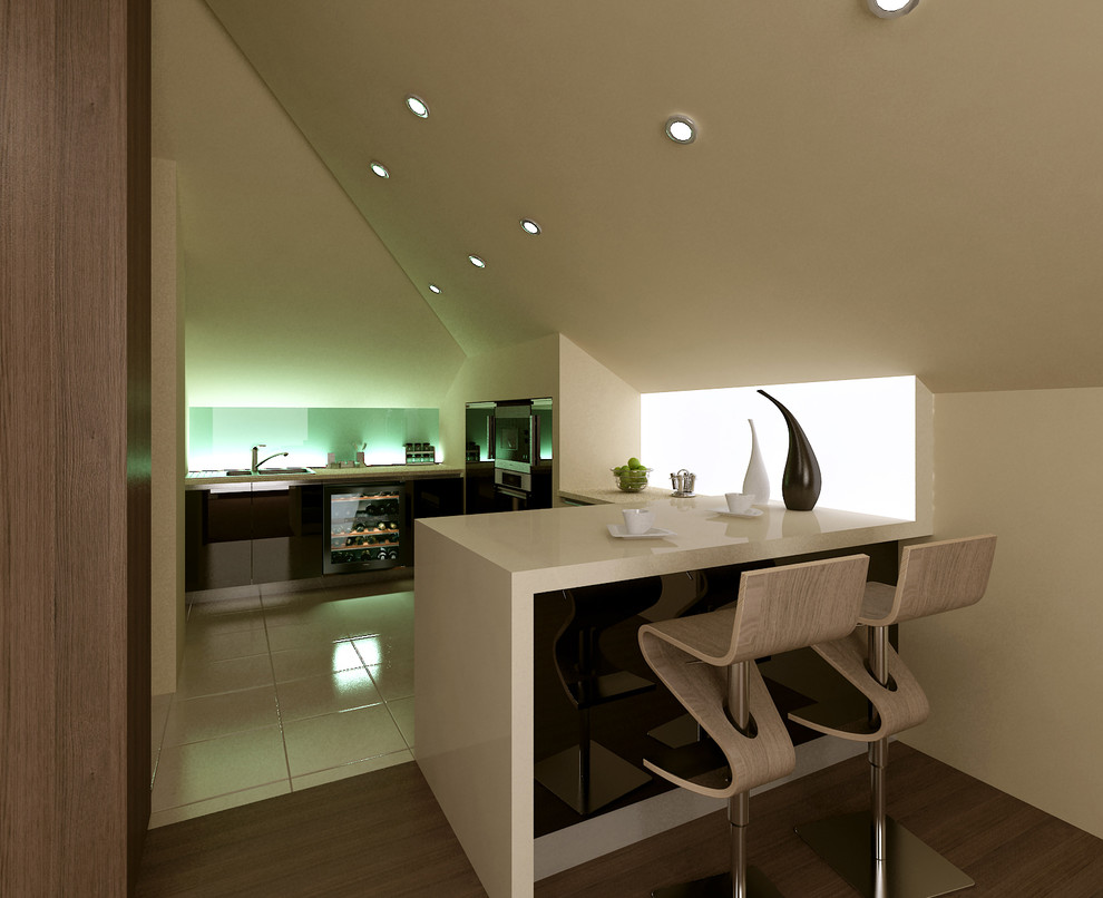 Загородный дом - Мансарда. расположение кухни и санузла. Варианты дизайна.