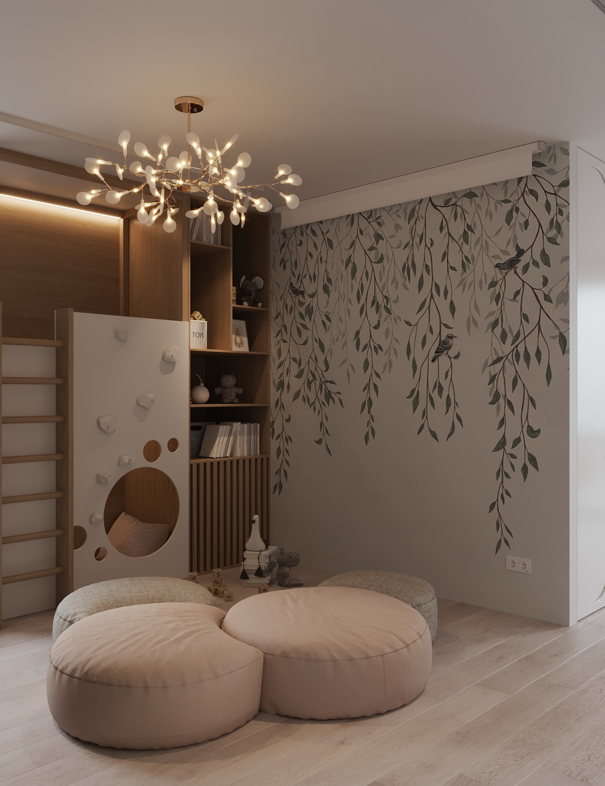 Обложка проекта: habitación infantil para niñas