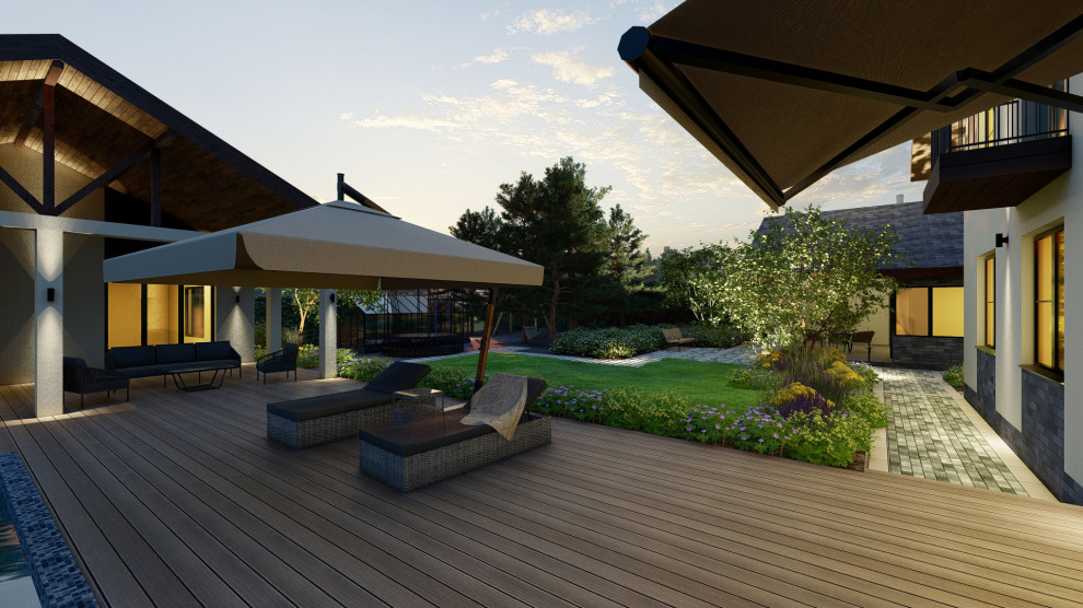 Сад "Geometrium" в КП "Европа"