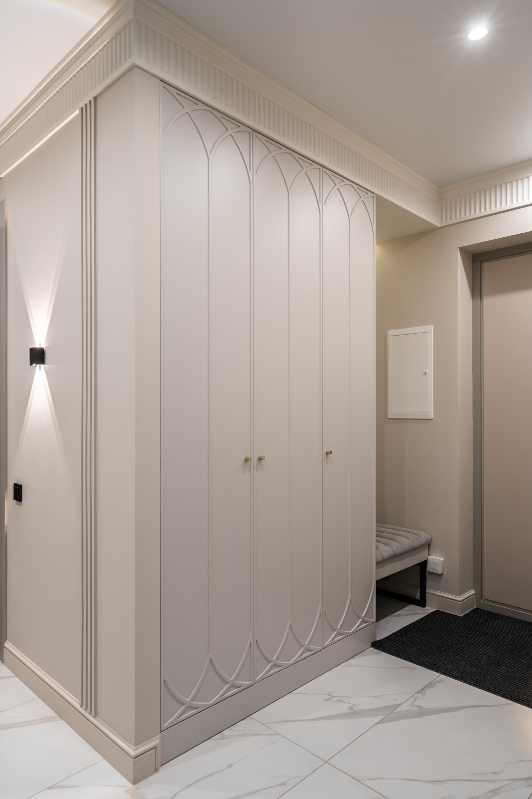 Полная меблировка квартиры в ЖК "Дом на Ярославской" дизайнер Елена Мархаюк