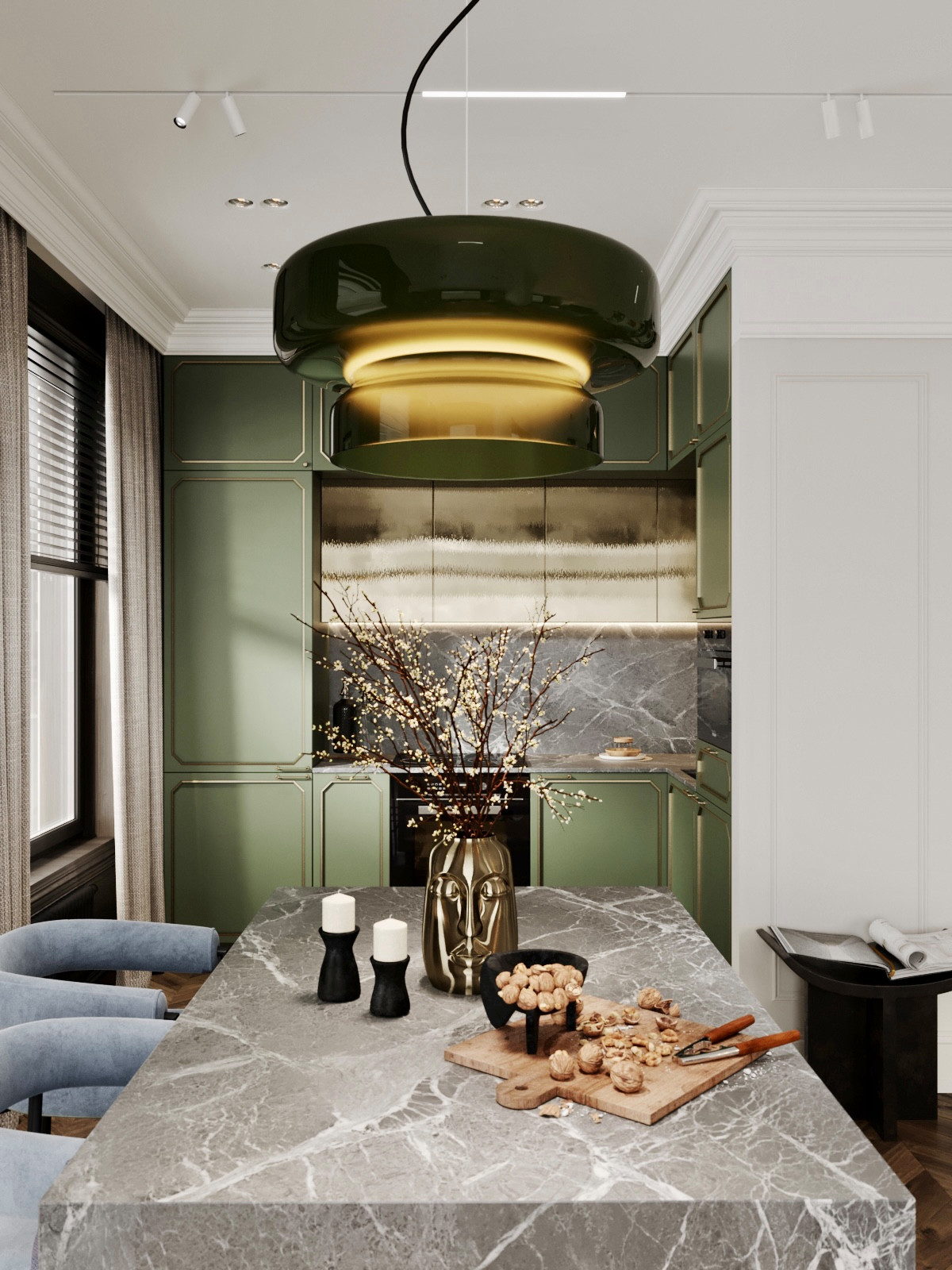 Квартира для сына дизайнера с хорошим вкусом. Вариант 2