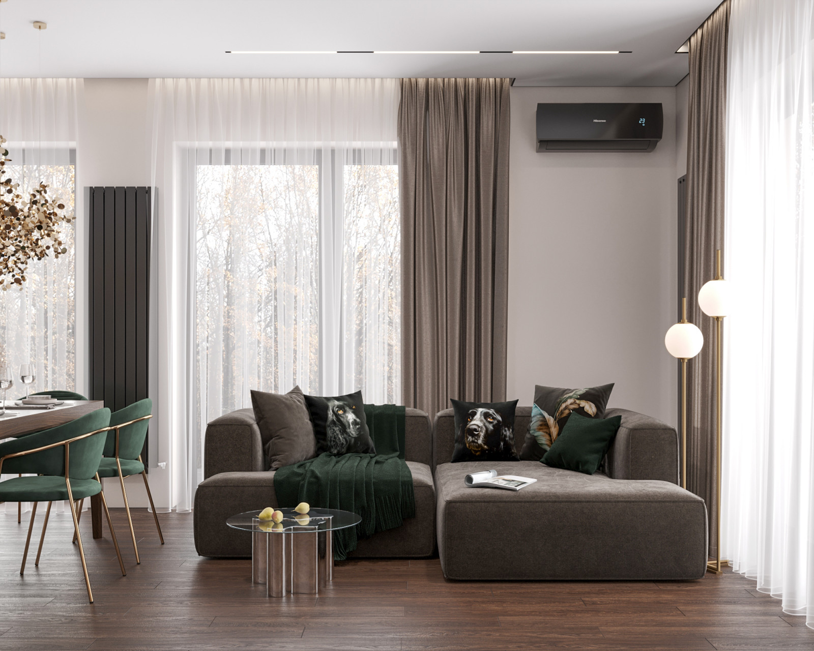 Дизайн проект загородного дома 110 кв.м.